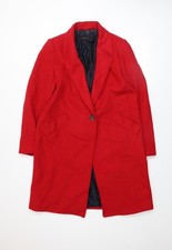 Roter Basic-Mantel Damen