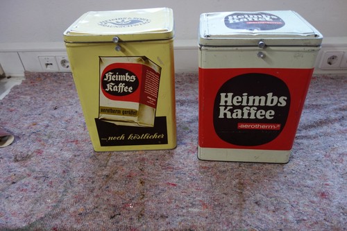 Alte große kaffeedose - 2, st.