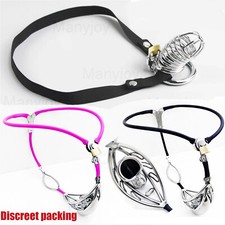Abjustable männliche Keuschheitsgürtel mit Loch Höschen Keuschheit Vogelkäfig SM