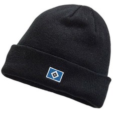 HSV Hamburger SV Mütze Kinder Kindermütze HSV Logo schwarz HSV Fanartikel Shop