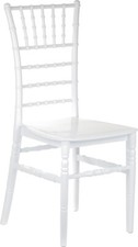 Chivari weiß Saalstuhl