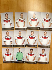 Retro Autogrammkarten  Nationalmannschaft DFB Deutschland 