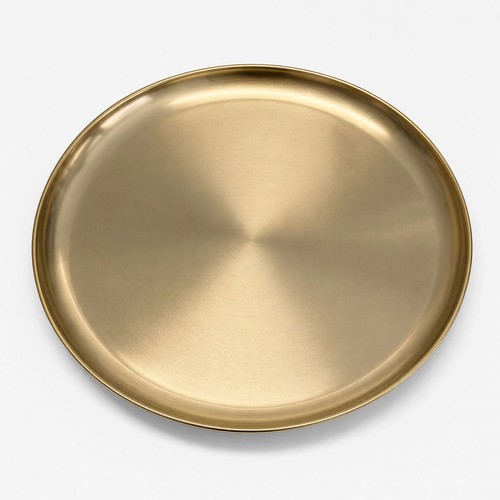 Metalltablett gold rund - Ø, 39