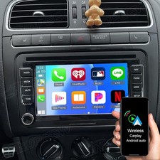 Android 15 Autoradio Apple Carplay für VW Polo 6R 6C V 2009-2017 GPS Navi 2+64GB