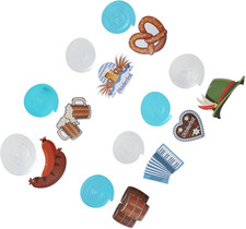 1 Satz 30 Stück Oktoberfest-Spiral hängen Oktoberfest Dekoration biergartengarni