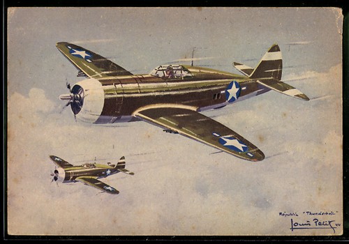 Künstler jagdflugzeug - künstler-ak,