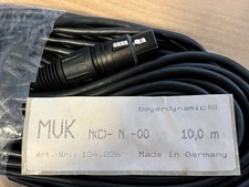 XLR  Mikrofonkabel MUK Beyerdynamic 10 m  neu Verlängerungskabel