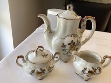 Kaffeeset, Königszelt Charlotte mit Goldrand