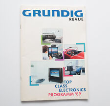 Grundig Revue Programm '89 Katalog 1989 deutsch