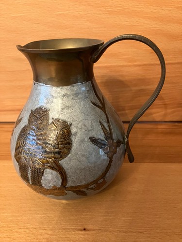 Edle messing vase - vase-, messing-