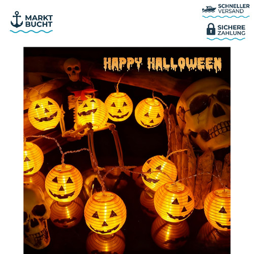 Halloween deko kürbis - deko, 4m