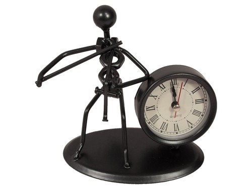 Gewa skulptur mit uhr - skulptur,
