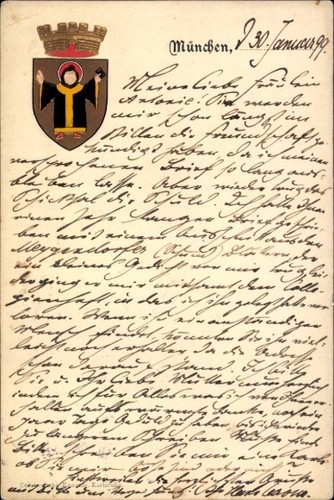 Wappen litho münchen - wappen,