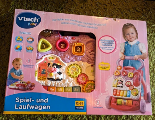 Vtech baby lauflernwagen rosa - baby,