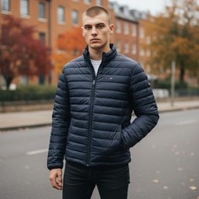 Tommy Hilfiger light Down Jacket leichte Daunenjacke Steppjacke Schwarz Gr. S