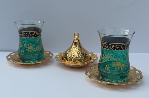 Türkisches teeglas set - für, 2