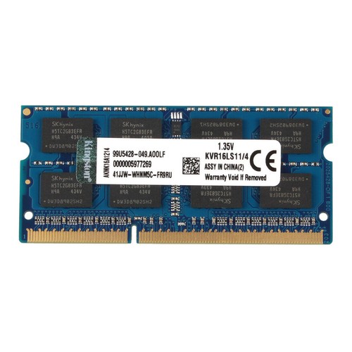 Kingston 4gb notebook ddr3l - 4gb,