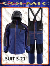 Set Colmic Regendichte Suit S-21 Größe S Jacke + Latzhose Wasserdicht Winddicht