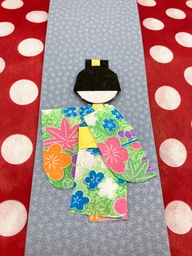 Japanische washi papier puppe - japanische,
