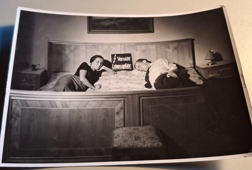 Altes foto vintage - junges, paar