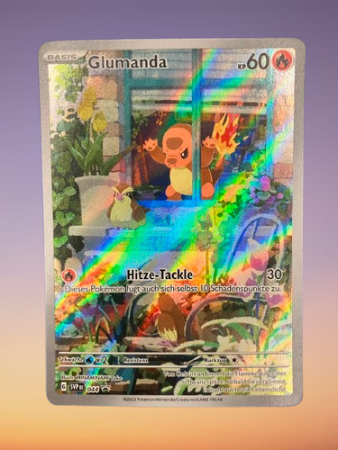 Pokémon karte glumanda art - karte, |