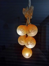 fensterdeko 5  Beleuchtete Kugeln