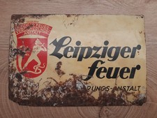 Altes Blechschild Leipziger