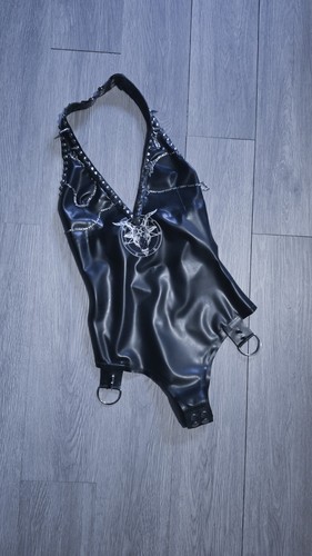 Latex body leotard - latex,