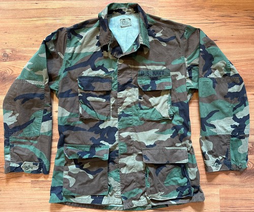 Navy camouflage jacke - navy,