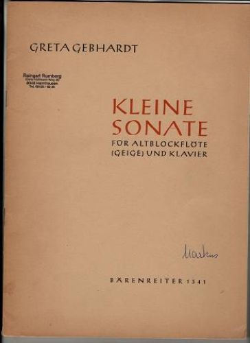 Kleine sonate für - sonate,