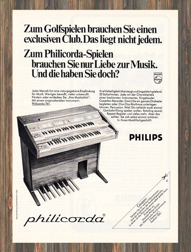 Philips philicorda reklame - -,