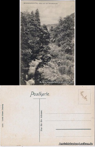 Ansichtskarte schwarzburg - ansichtskarte,