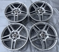 Original Mercedes Benz AMG Felgen 8 + 8,5 x 18 Zoll W204 C204 A2044014102 / 4202