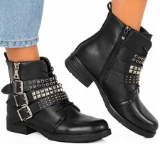 Schnürstiefeletten biker - schnürstiefeletten,