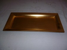 goldenes Deko Tablett von Melinera 35,5 x 17cm  groß 2,5cm hoch
