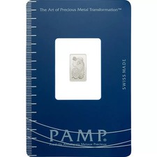 Palladium Barren 1 Gramm 999.5 Palladium PAMP im original Blister