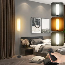 LED Stehlampe mit Fernbedienung Dimmbar Standleuchte Höhenverstellbar Bodenlampe