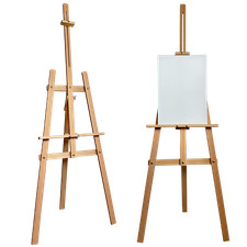 XXL Holz-Staffelei 170 cm aus BUCHENHOLZ für Kunstmalerei, Ausstellung, Hochzeit