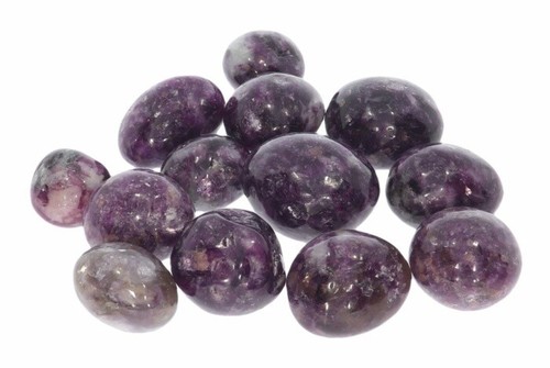 Lepidolith trommelsteine - lepidolith,