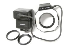 Minolta Auto Macro 80PX Ringblitz / Blitz + für Minolta MD Modelle gebraucht