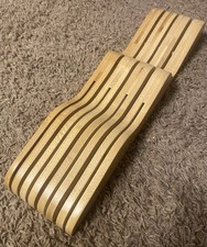 Messerblock für Schublade aus Bambusholz 