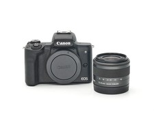 Canon EOS M50 schwarz + EF-M 15-45mm 3.5-6.3 Topzustand #42802*