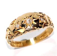 Ring Gold antik Diamant
