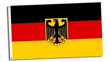 Deutschland Flagge Fahne Deutsche Fahne mit Adler 150x90cm mit Metallösen NEU