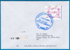 1994 Mexiko Adler ATM Briefmarke Schweizer Papier 01.90 auf Brief 29 AU 94 nach USA Frama CVP