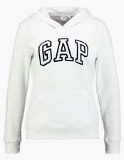GAP Damen Kapuzenhoodie Hoodie Kapuzenpullover Pulli weiß  Größe wählbar