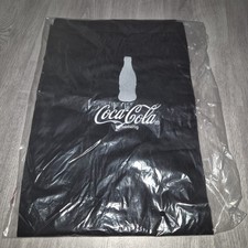 Arbeitskleidung lange Coca Cola Schürze schwarz für Bar, Bistro, Disco, Gasthaus