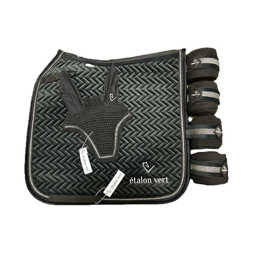 étalon vert schabracken set - vert, schabracken-set