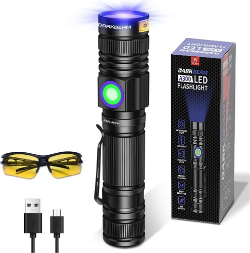 365nm taschenlampe usb - 365nm,