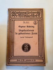 Reclam UB Nr. 4161 - Mehring - Ungebundenes in gebundener Form